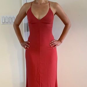 Reformation Maxi Dress (pink) Size XS